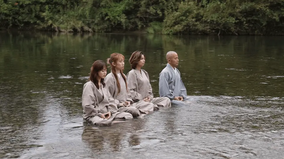 Meditate over the Water at an Artistic Temple