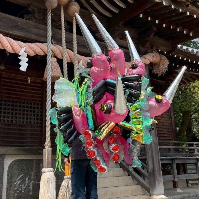 瀬戸内アジアギャラリー「空気の彫刻づくりワークショップ」