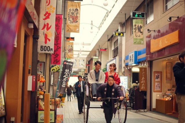 道後ハイカラ通り（道後商店街）