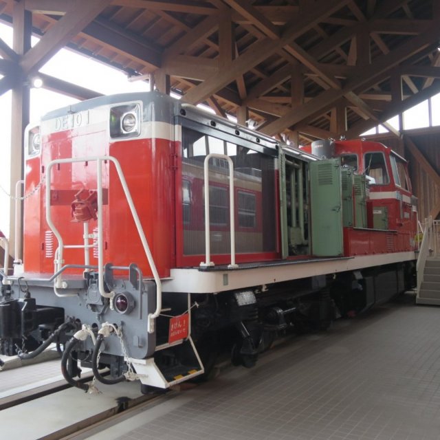 四国鉄道文化館　DE10形ディーゼル機関車運転室公開