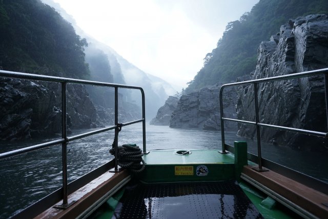 大歩危峡遊覧船