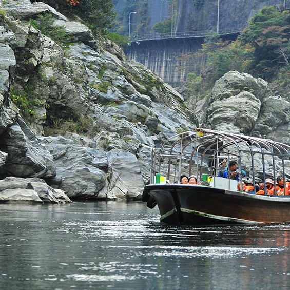 大歩危峡遊覧船