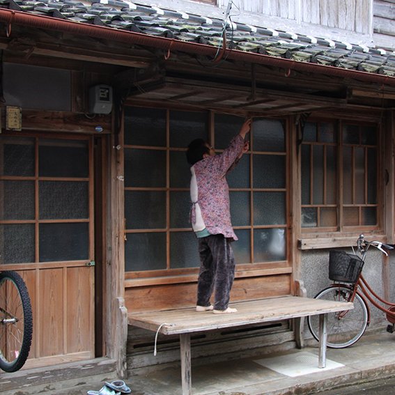 海部の町並み