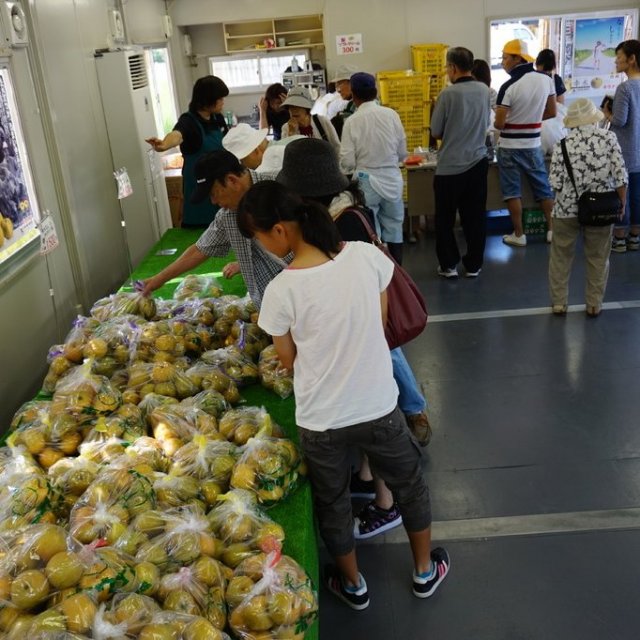 梨の農協直売所