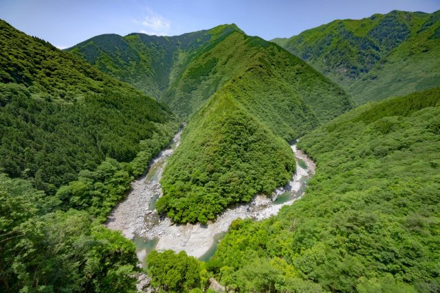 祖谷渓（ひの字渓谷・小便小僧）