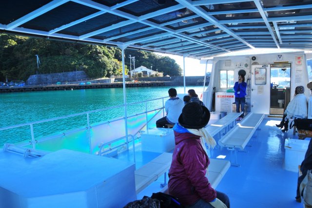 다케가시마 해중공원(블루 마린 관광선)