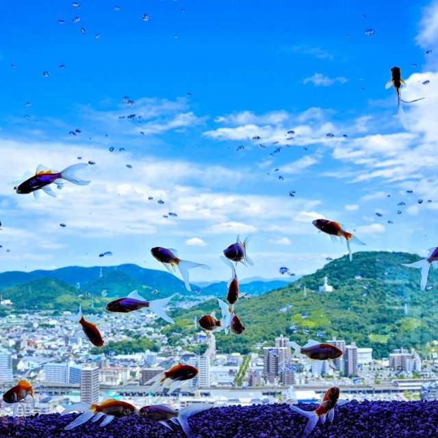 天空水族館・空金