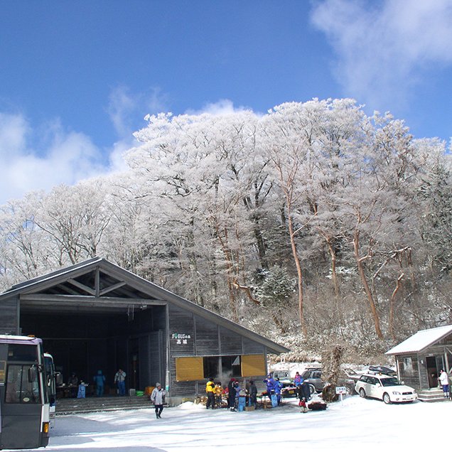 ファガスの森高城周辺の樹氷