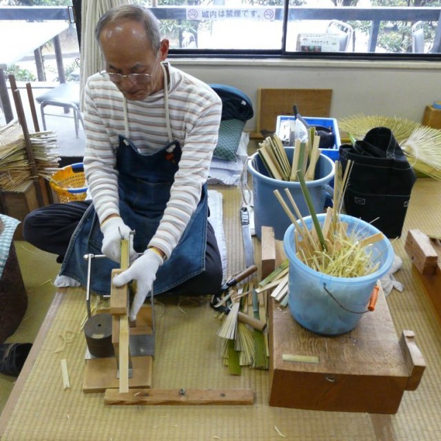 團扇（日本傳統扇子Uchiwa）製作體驗（Uchiwa工房 竹）