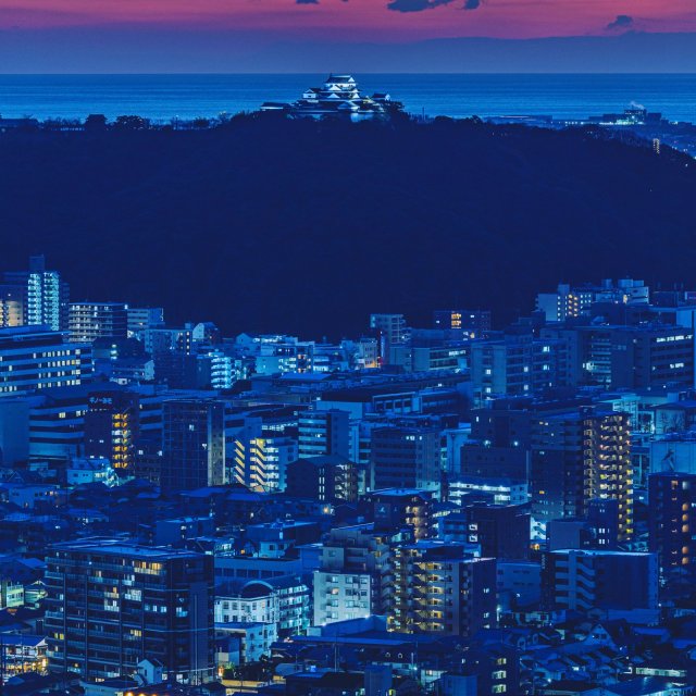 愛媛県松山市の夜景