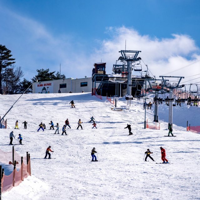 徳島縣三好市　井川滑雪場腕山