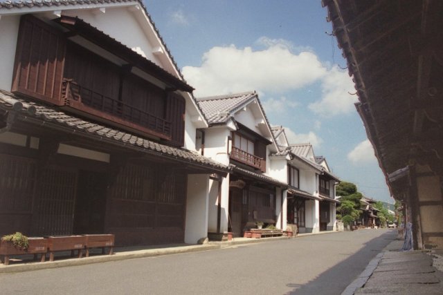 宇和町卯之町の町並み