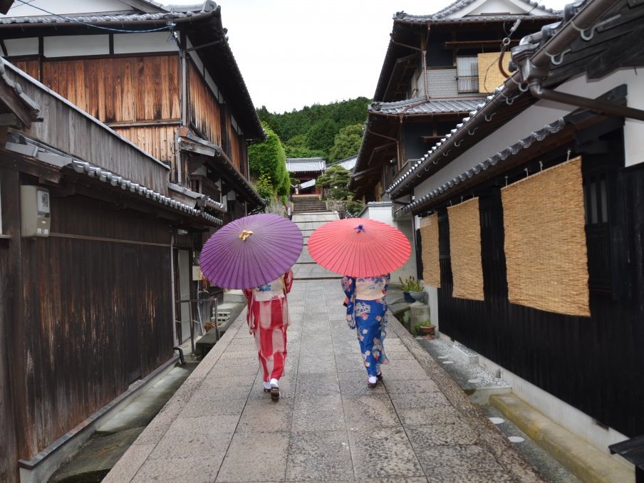 宇和町卯之町の町並み