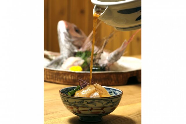 Tai-meshi (rice with sea bream) ＝Lunch =