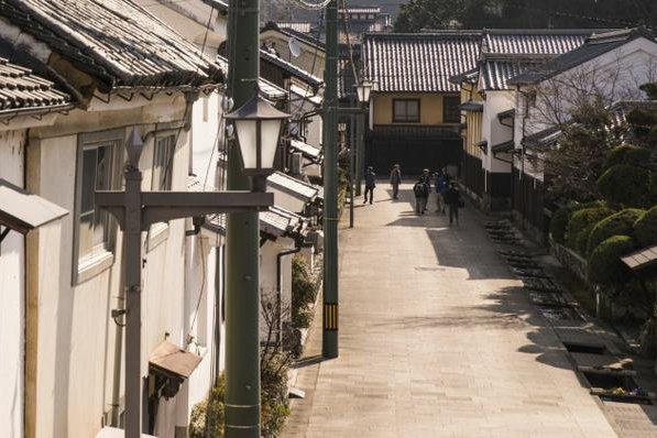 大洲の町並み