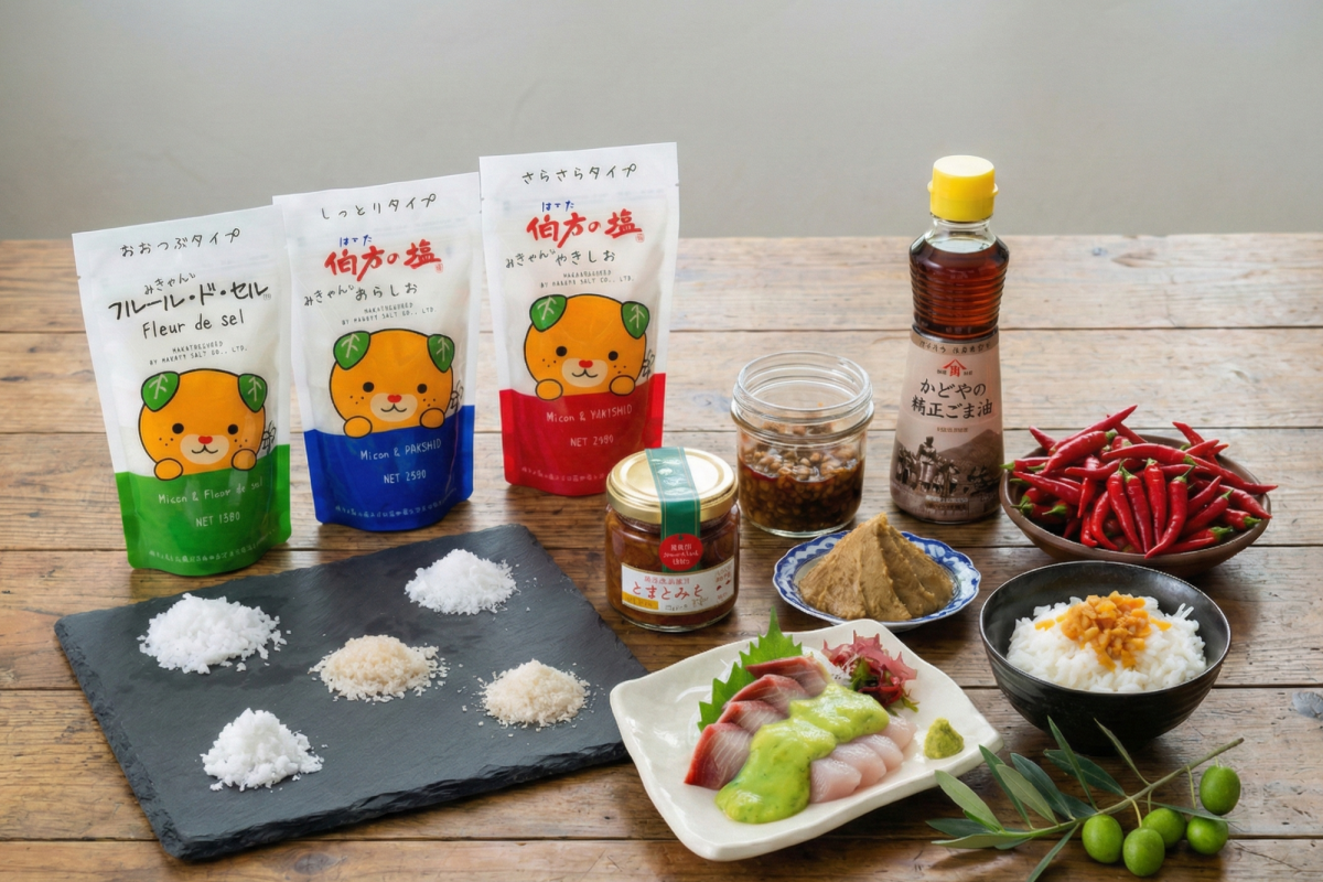 四国のご当地調味料特集。お家でも旅行気分が楽しめる、調味料に合うご当地グルメもご紹介
