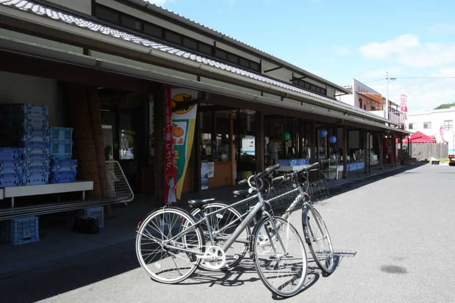自転車をレンタルして島旅へ